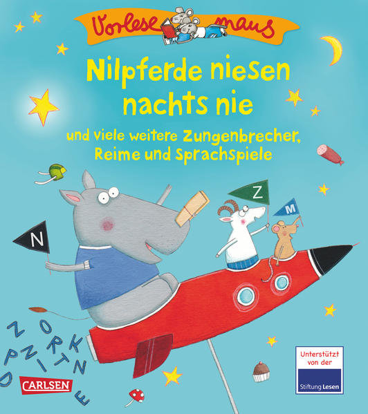 VORLESEMAUS 16: Nilpferde niesen nachts nie