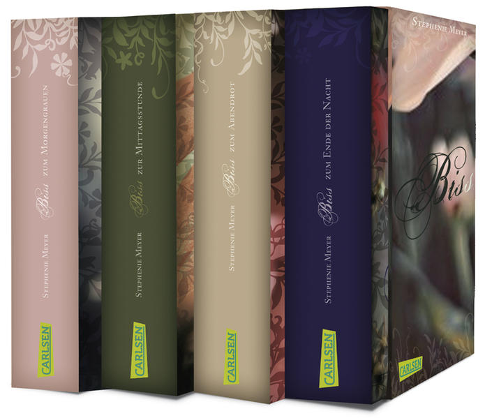 Bella und Edward: Biss 1-4 im TB-Schuber