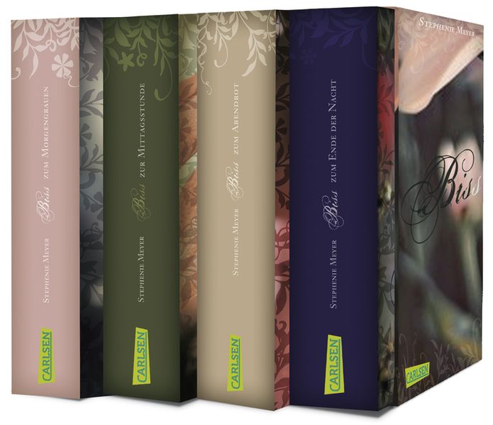 Bella und Edward: Biss 1-4 im TB-Schuber