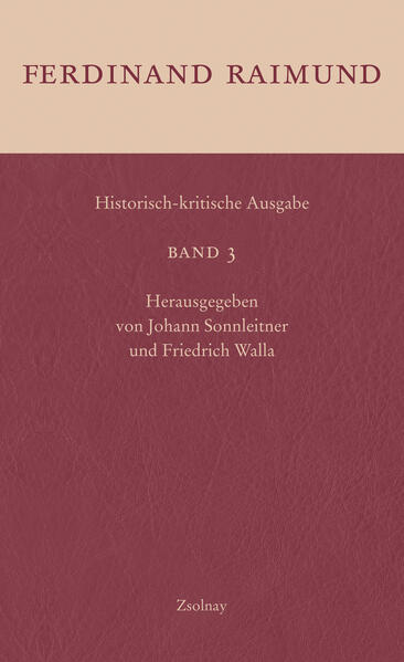 Historisch-kritische Ausgabe Band 3