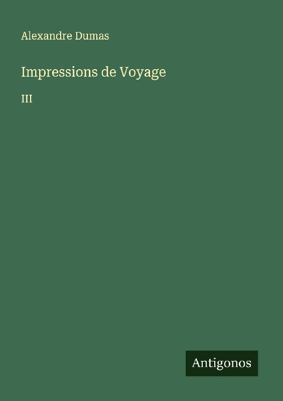 Impressions de Voyage
