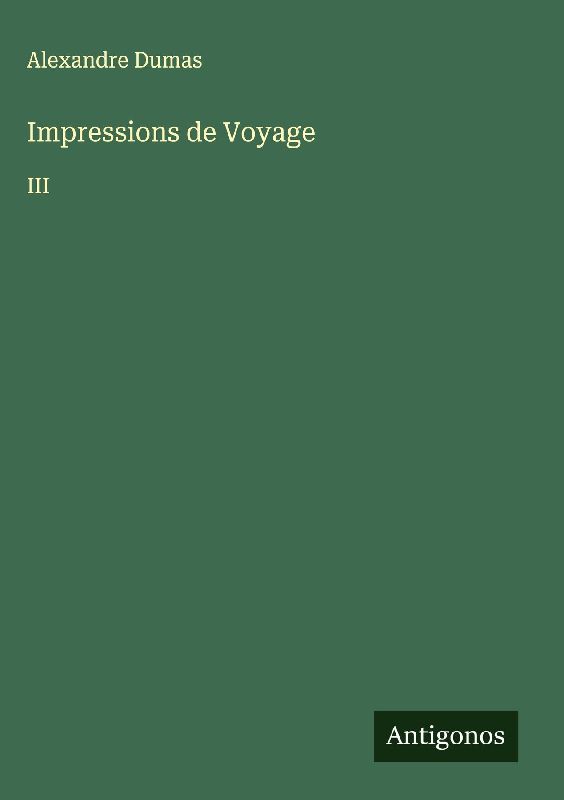 Impressions de Voyage
