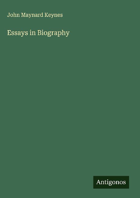 Essays in Biography