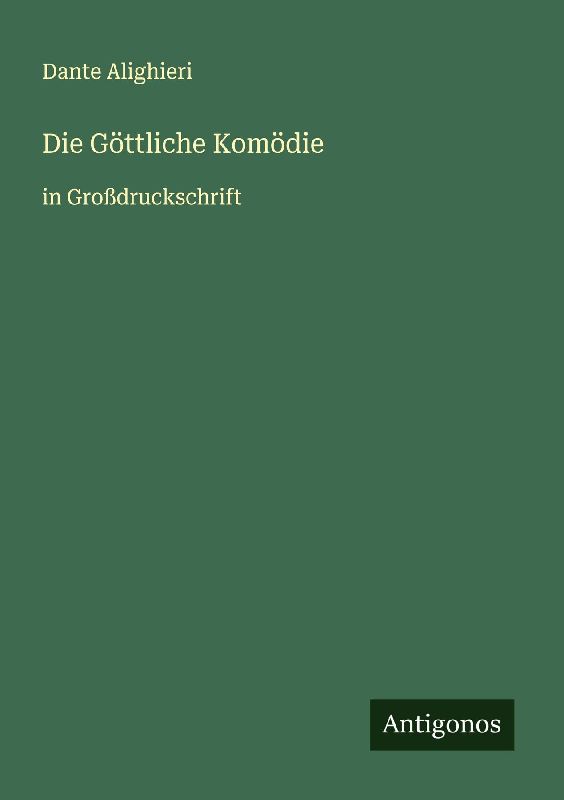 Die Göttliche Komödie