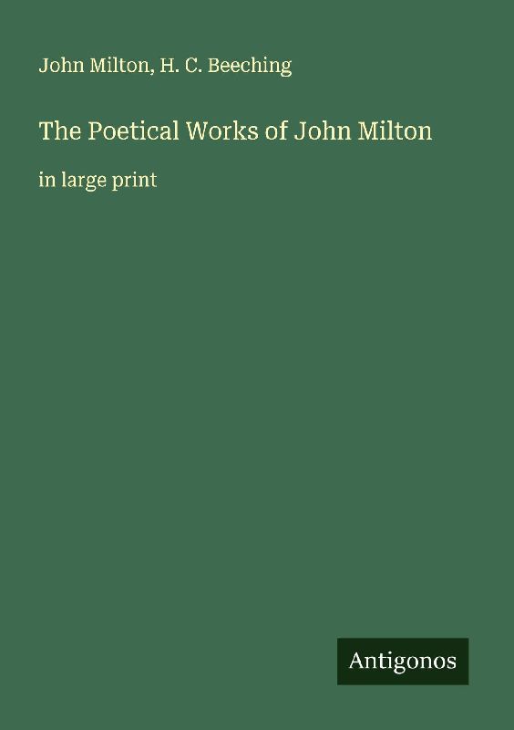 The Poetical Works of John Milton