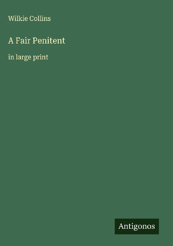 A Fair Penitent