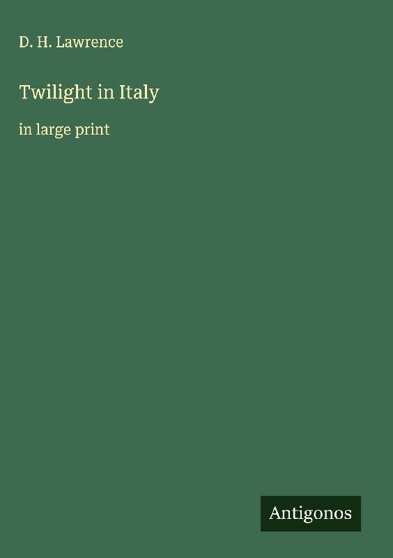 Twilight in Italy