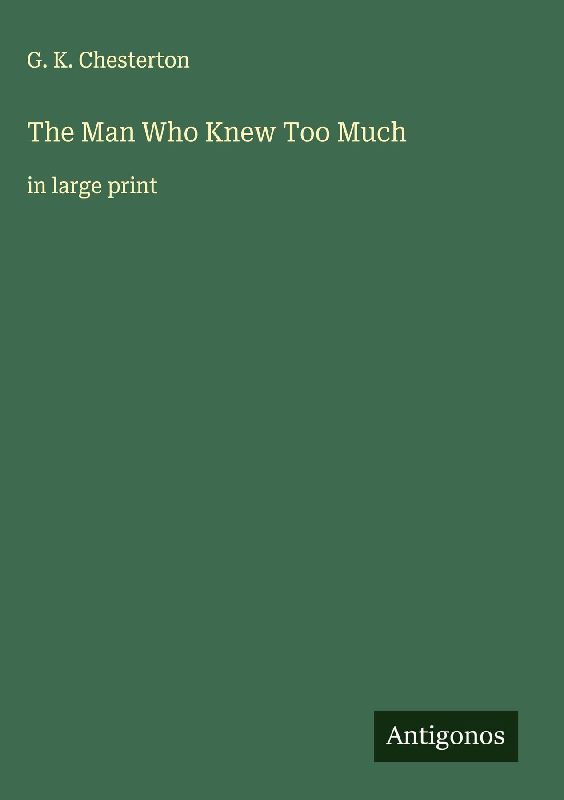 The Man Who Knew Too Much