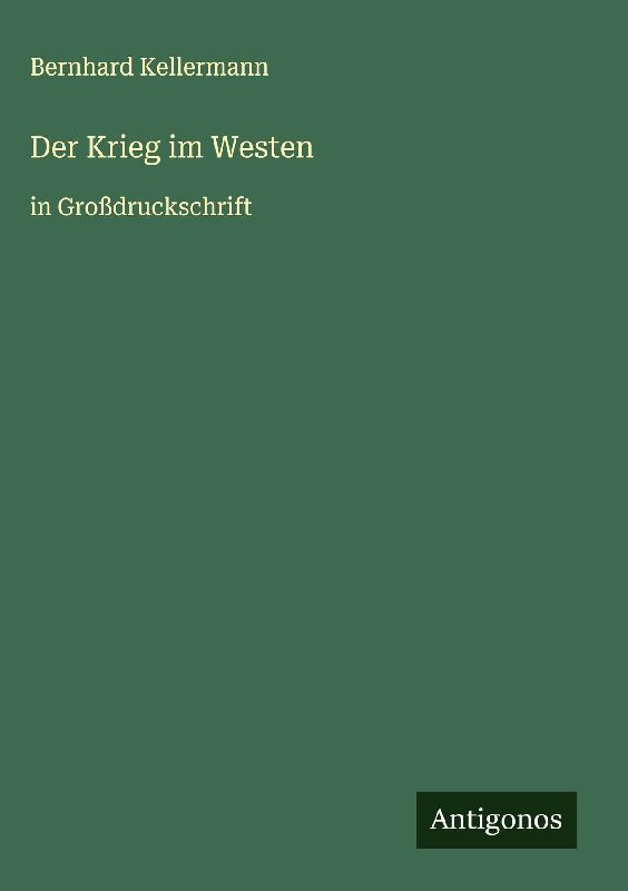 Der Krieg im Westen
