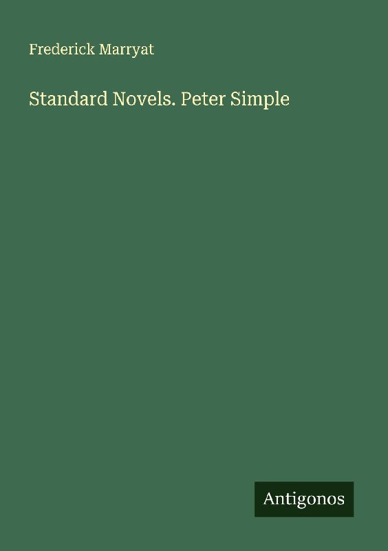 Standard Novels. Peter Simple