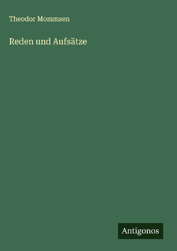 Reden und Aufsätze