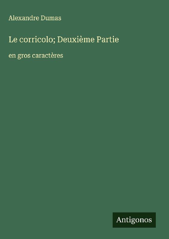 Le corricolo; Deuxième Partie