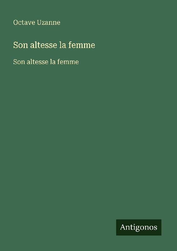 Son altesse la femme