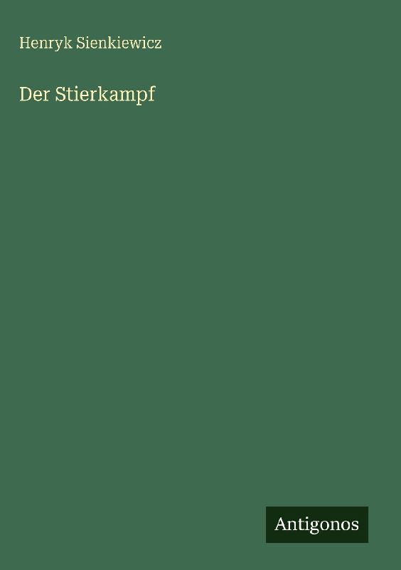 Der Stierkampf