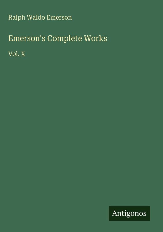 Emerson's Complete Works