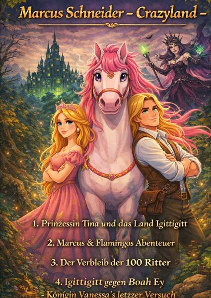 Crazyland / Crazyland - Prinzessin Tina und das Land Igittigitt - Marcus & Flamingos Abenteuer - Igittigitt gegen Boah Ey Königin Vanessas letzter Versuch - Der Verbleib der 100 Ritter