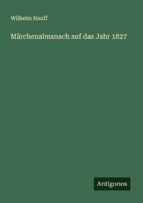 Märchenalmanach auf das Jahr 1827