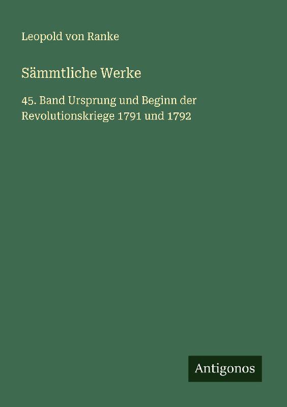 Sämmtliche Werke