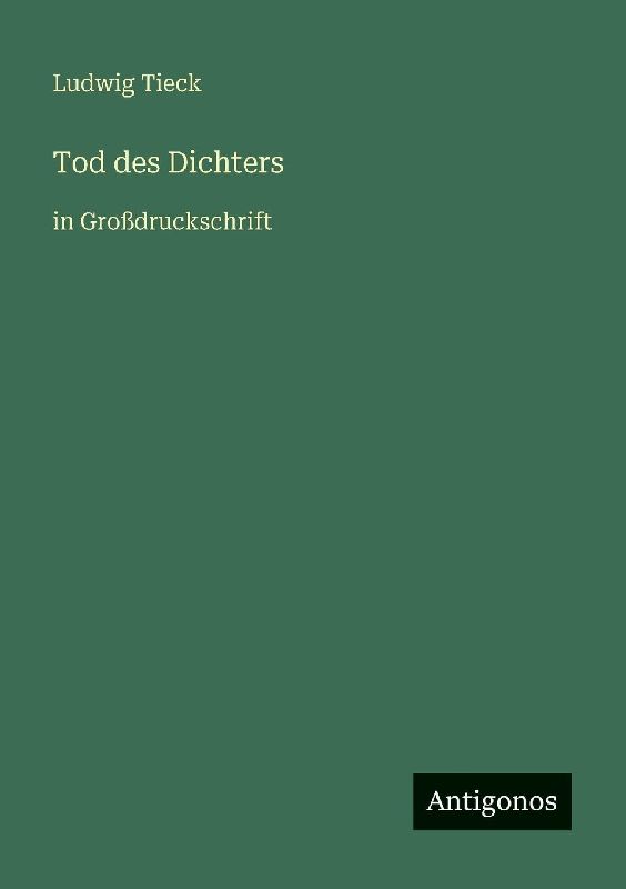 Tod des Dichters