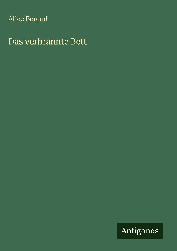 Das verbrannte Bett