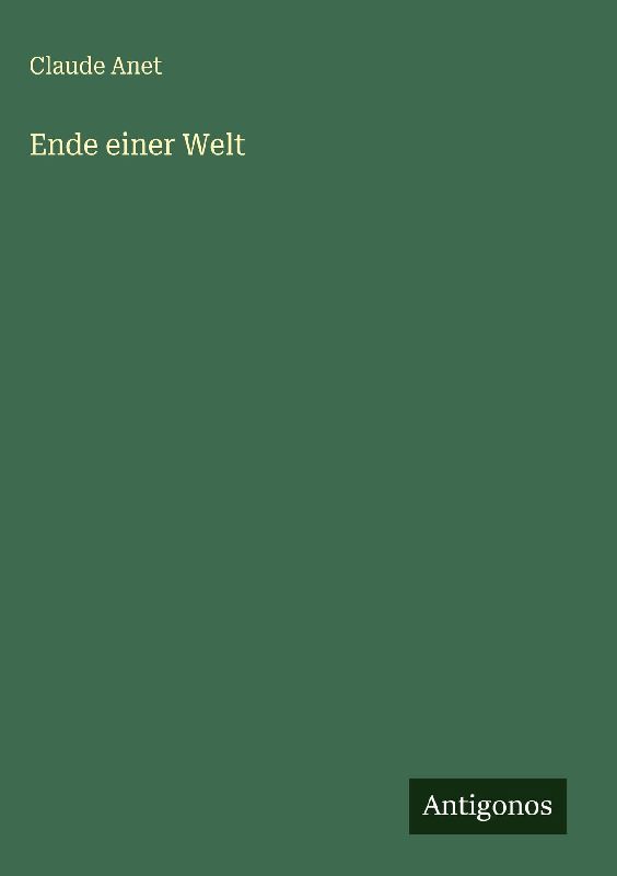 Ende einer Welt