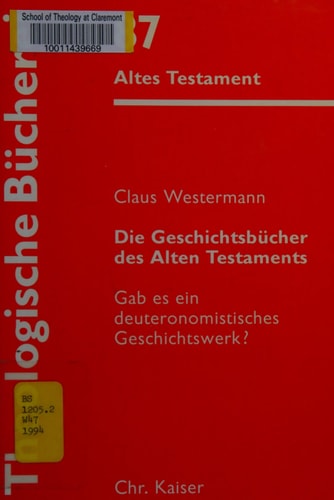 Die Geschichtsbücher des Alten Testaments