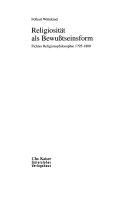 Religiösität als Bewusstseinsform
