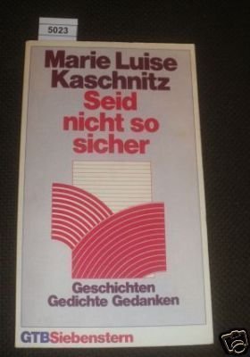 Seid nicht so sicher