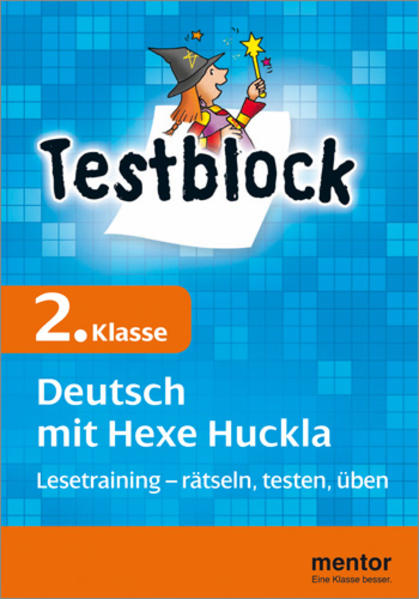 mentor Testblock: Deutsch - mit Hexe Huckla, 2. Klasse - Testblock