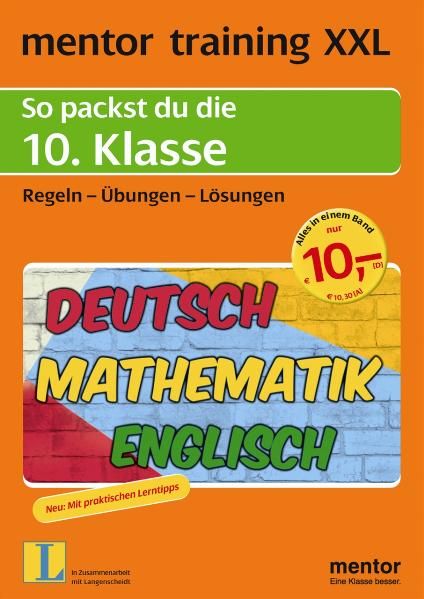 mentor training XXL: So packst du die 10. Klasse
