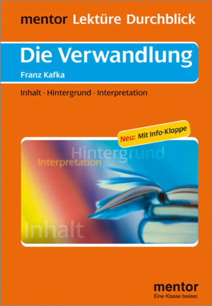 Franz Kafka: Die Verwandlung - Buch mit Info-Klappe
