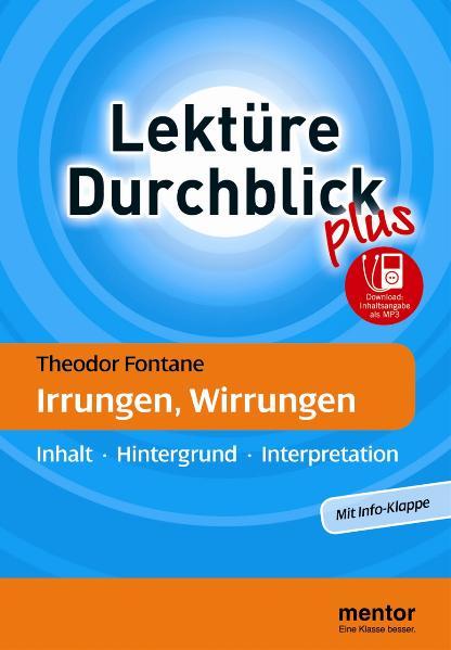 Theodor Fontane: Irrungen, Wirrungen - Buch mit MP3-Download