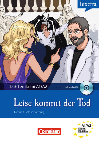 Lextra - Deutsch als Fremdsprache - DaF-Lernkrimis: SIRIUS ermittelt / A1-A2 - Leise kommt der Tod