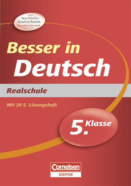 Besser in der Sekundarstufe I - Realschule / 5. Schuljahr - Übungsbuch mit separatem Lösungsheft (20 S.)