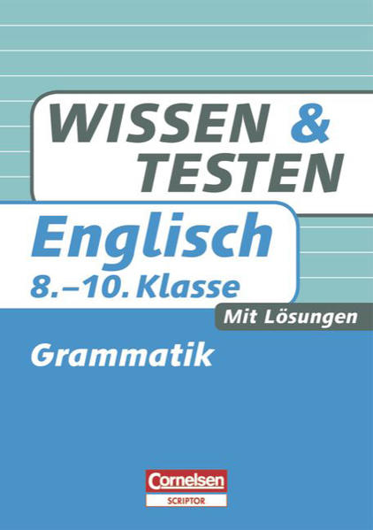Wissen und Testen / 8.-10. Schuljahr - Grammatik