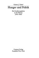 Hunger und Politik