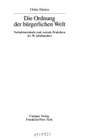 Die Ordnung der bürgerlichen Welt
