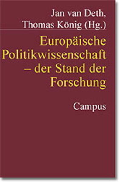 Europäische Politikwissenschaft: Ein Blick in die Werkstatt