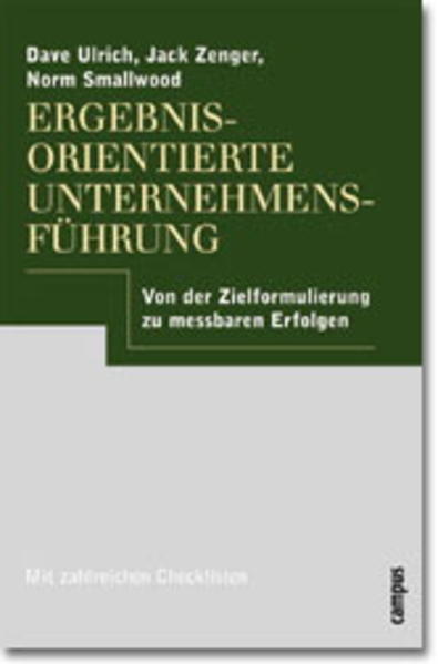 Ergebnisorientierte Unternehmensführung