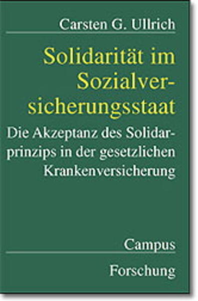 Solidarität im Sozialversicherungsstaat