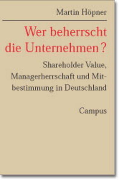 Wer beherrscht die Unternehmen?