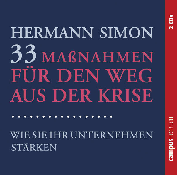 33 Maßnahmen für den Weg aus der Krise