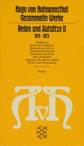 Reden und Aufsätze II