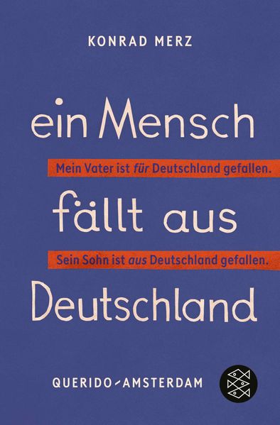Ein Mensch fällt aus Deutschland