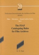 The FIAF cataloguing rules für film archives