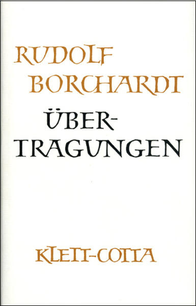 Gesammelte Werke in Einzelbänden / Übertragungen (Gesammelte Werke in Einzelbänden, Bd.)