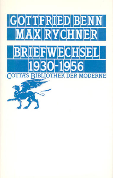 Briefwechsel 1930-1956 (Cotta's Bibliothek der Moderne, Bd. 47)
