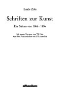 Schriften zur Kunst