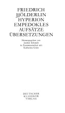 Sämtliche Werke und Briefe in drei Bänden