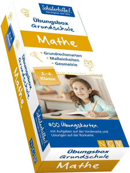 Mathe Übungsbox Grundschule, 3. + 4. Klasse